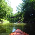 Kayaking on Honeoye Creek, West Rush, New York
