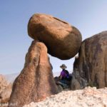 Balancing rock arch in the Alabama Hills National Scenic Area, California