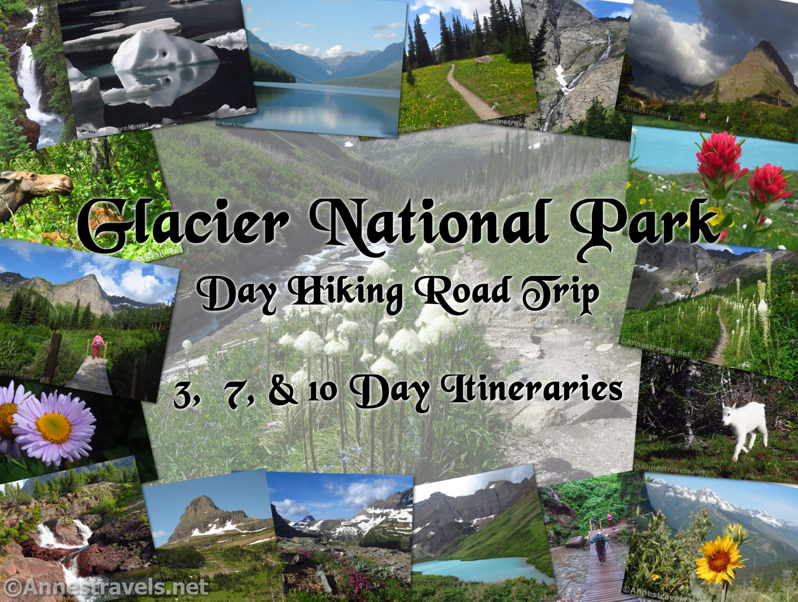 Hiking itineraries and best hikes in Glacier National Park, Montana