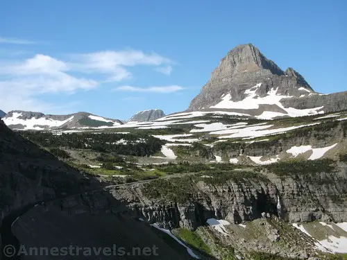 Logan Pass from the Highline Trail, Glacier National Park, Montana