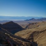 Views down the canyon beyond the saddle near the Big Bell Extension Mine, Death Valley National Park, California