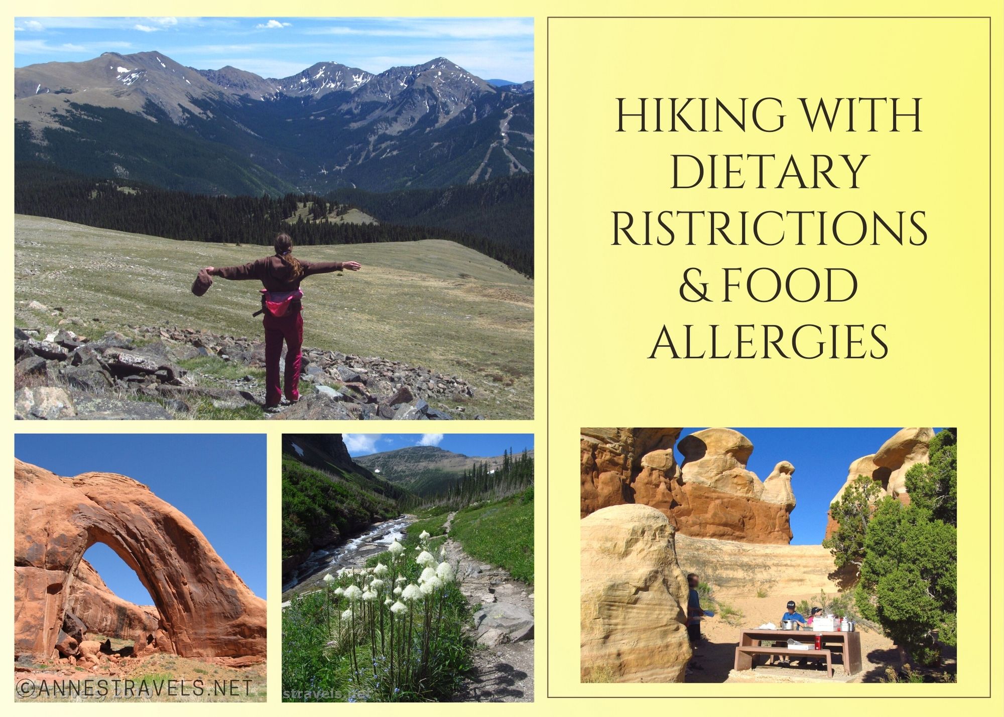 How to hike with food allergies & dietary restrictions