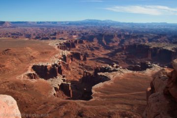 Late Afternoon at the White Rim Overlook