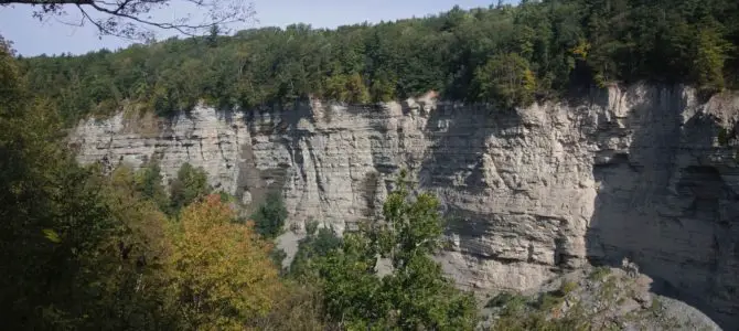 The Big Bend Road in Letchworth