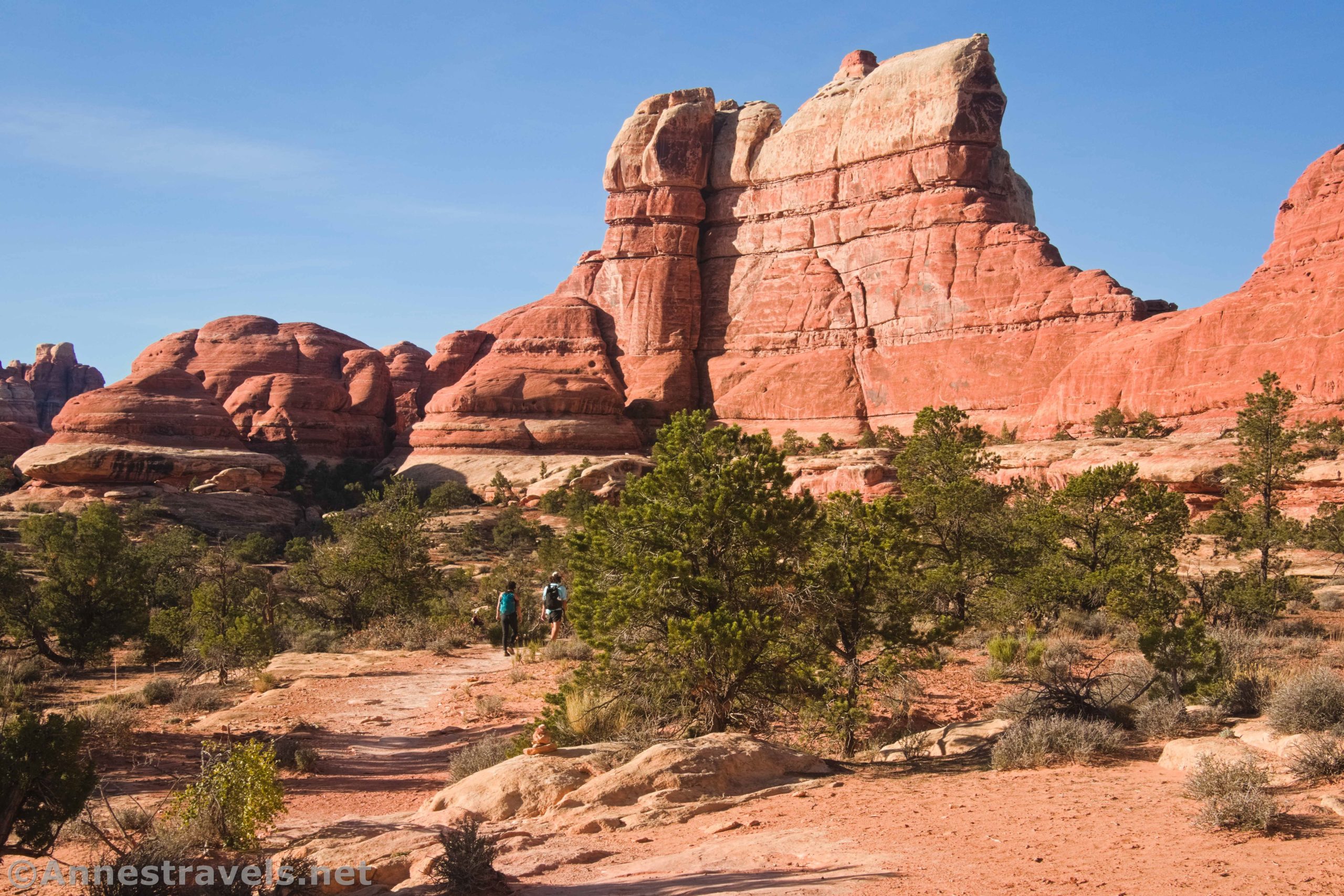 Along the Elephant Canyon Trail, Needles District, Canyonlands National Park, Utah