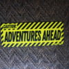 Caution: Adventures Ahead Car Magnet