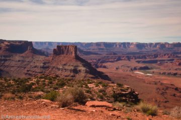 Exploring Minor Overlook in Canyon Rims Recreation Area