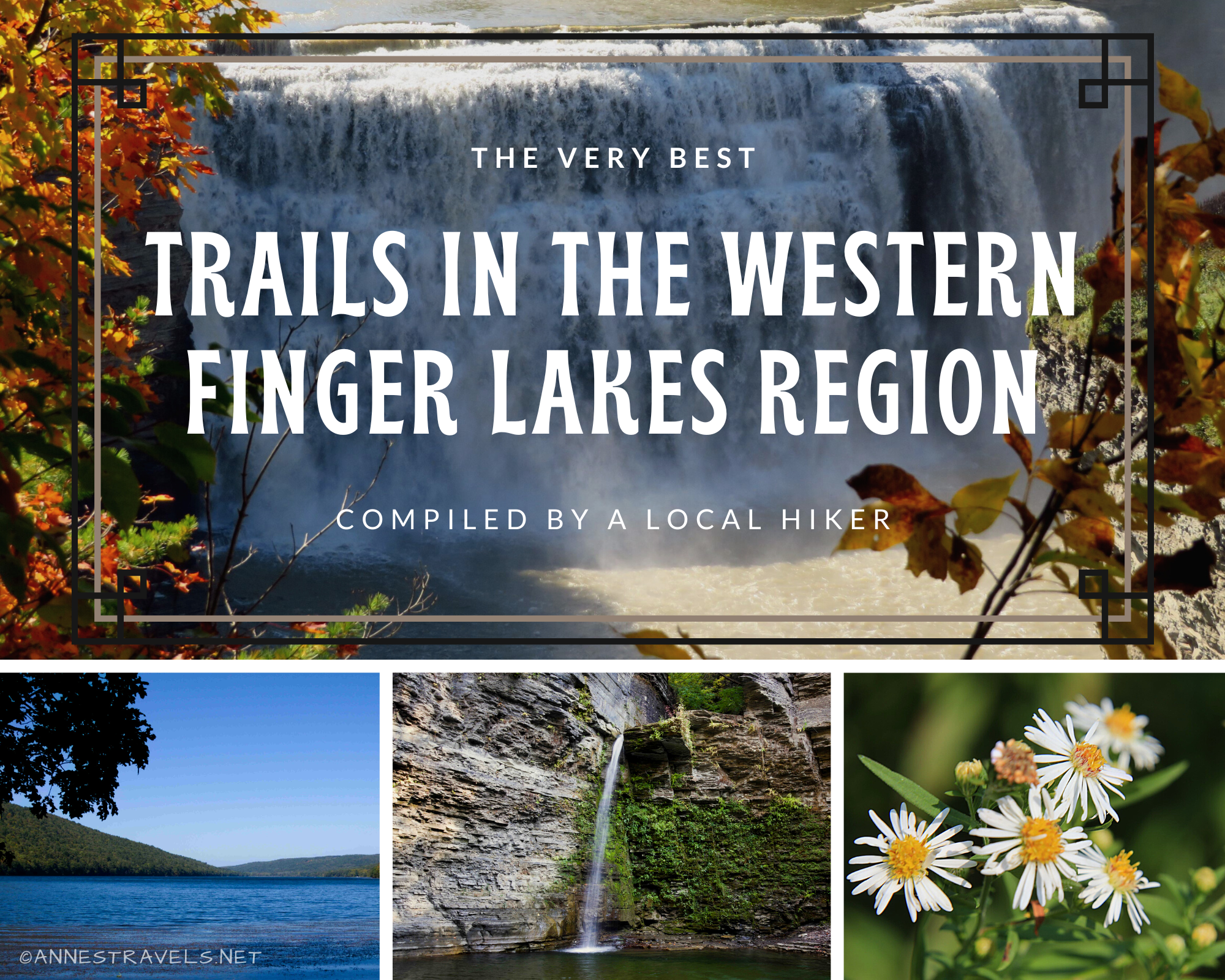 Some of the best trails in the western Finger Lakes Region, New York