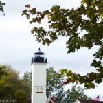 Views of the Presque Isle Lighthouse from the Bike Trail, Presque Isle State Park, Erie, Pennsylvania