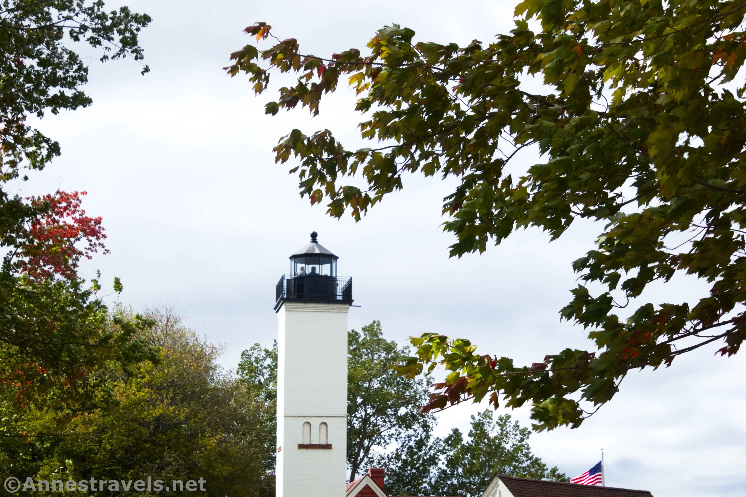 Views of the Presque Isle Lighthouse from the Bike Trail, Presque Isle State Park, Erie, Pennsylvania
