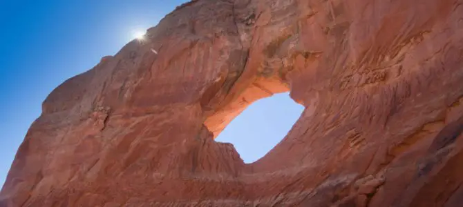 Exploring to Porthole Arch & Squaw Window