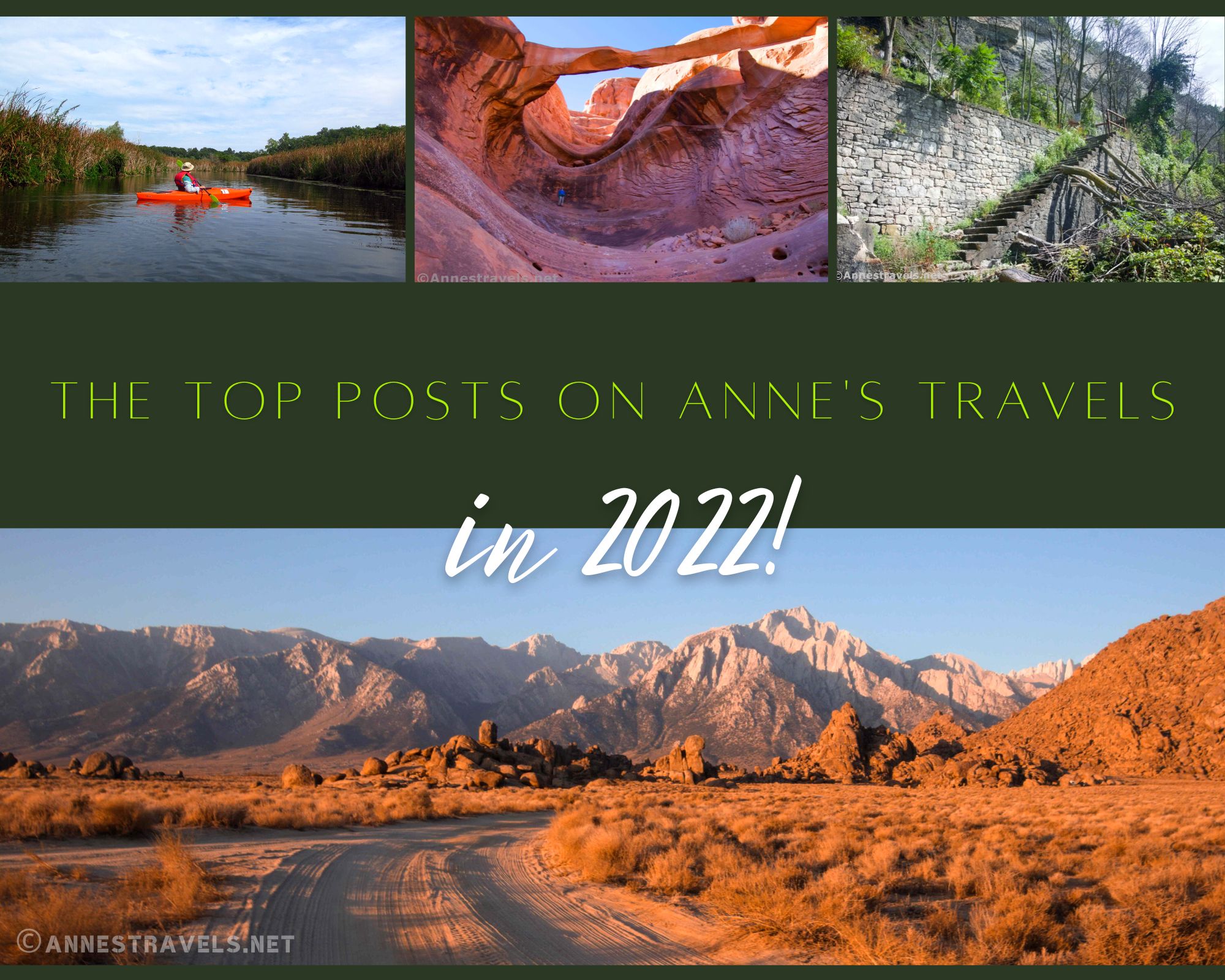 The top posts on Anne's Travels in 2022!