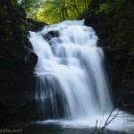 Big Falls below Grassy Hollow Road en route to Lewis Falls, Pennsylvania State Game Lands 13