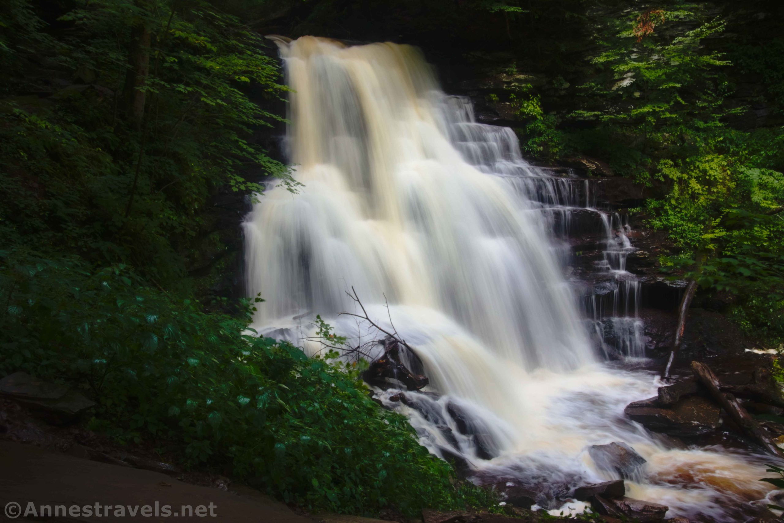 Erie Falls in Ganoga Glen, Ricketts Glen State Park, Pennsylvania