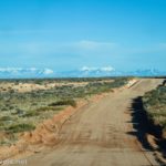 Driving the Hans Flat Road toward the La Sal Mountains near the Maze District of Canyonlands National Park/Glen Canyon National Recreation Area, Utah