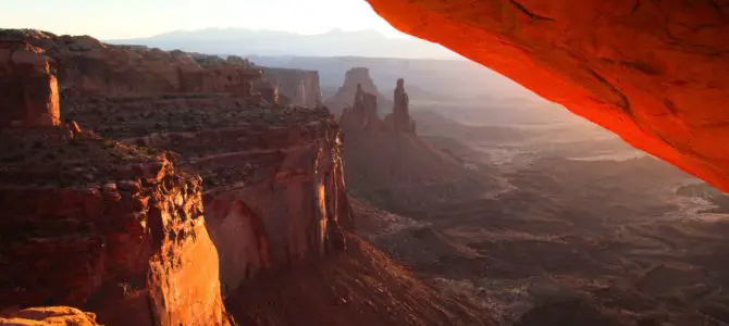 Mesa Arch Just After Sunrise