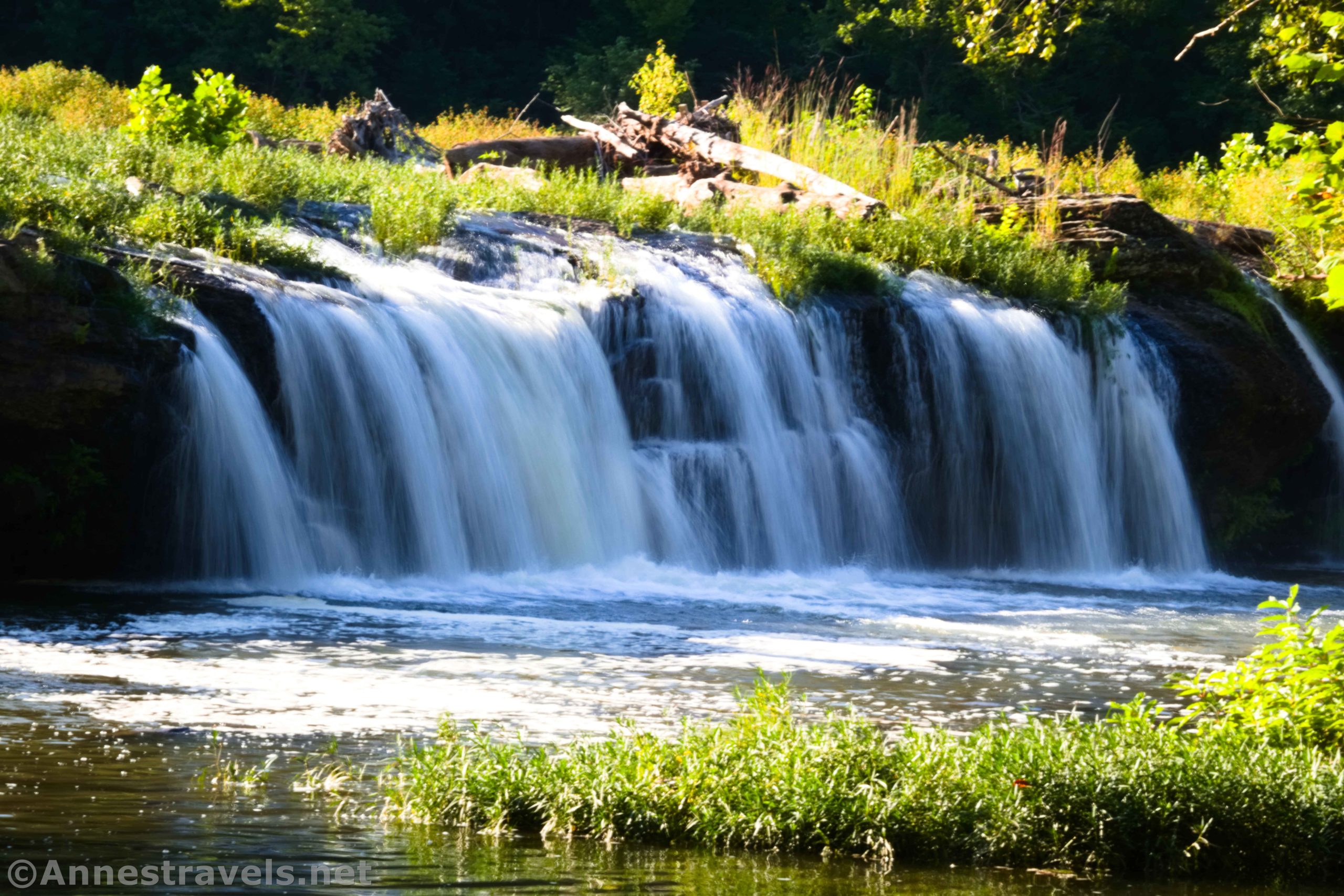 A small part of Lower Sandstone Falls, New River Gorge National Park, West Virginia