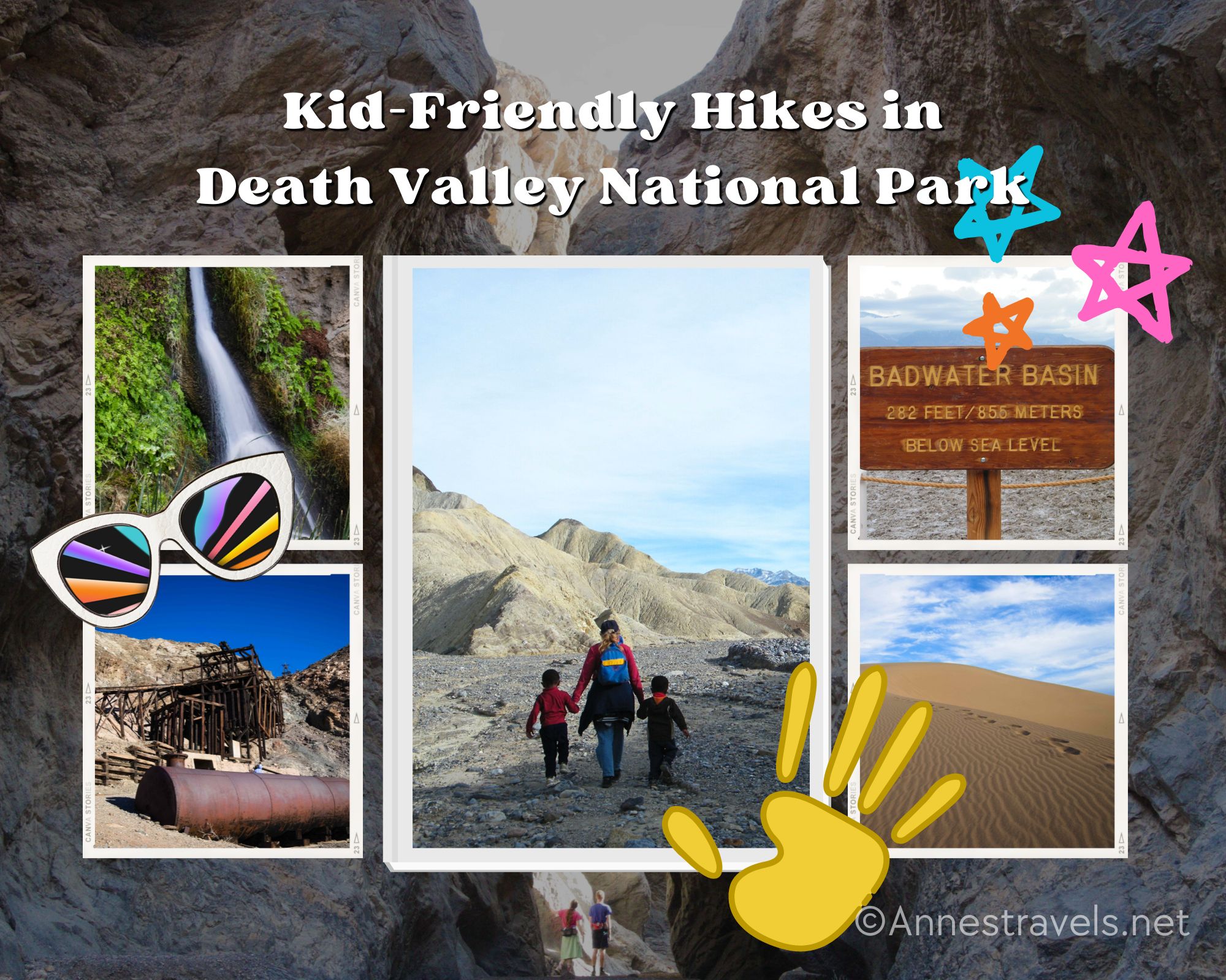 Hikes for kids in Death Valley National Park, California
