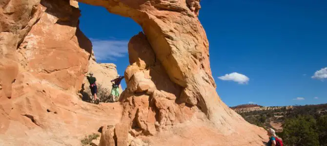 An Off-Trail Adventure to Winter Camp Arch