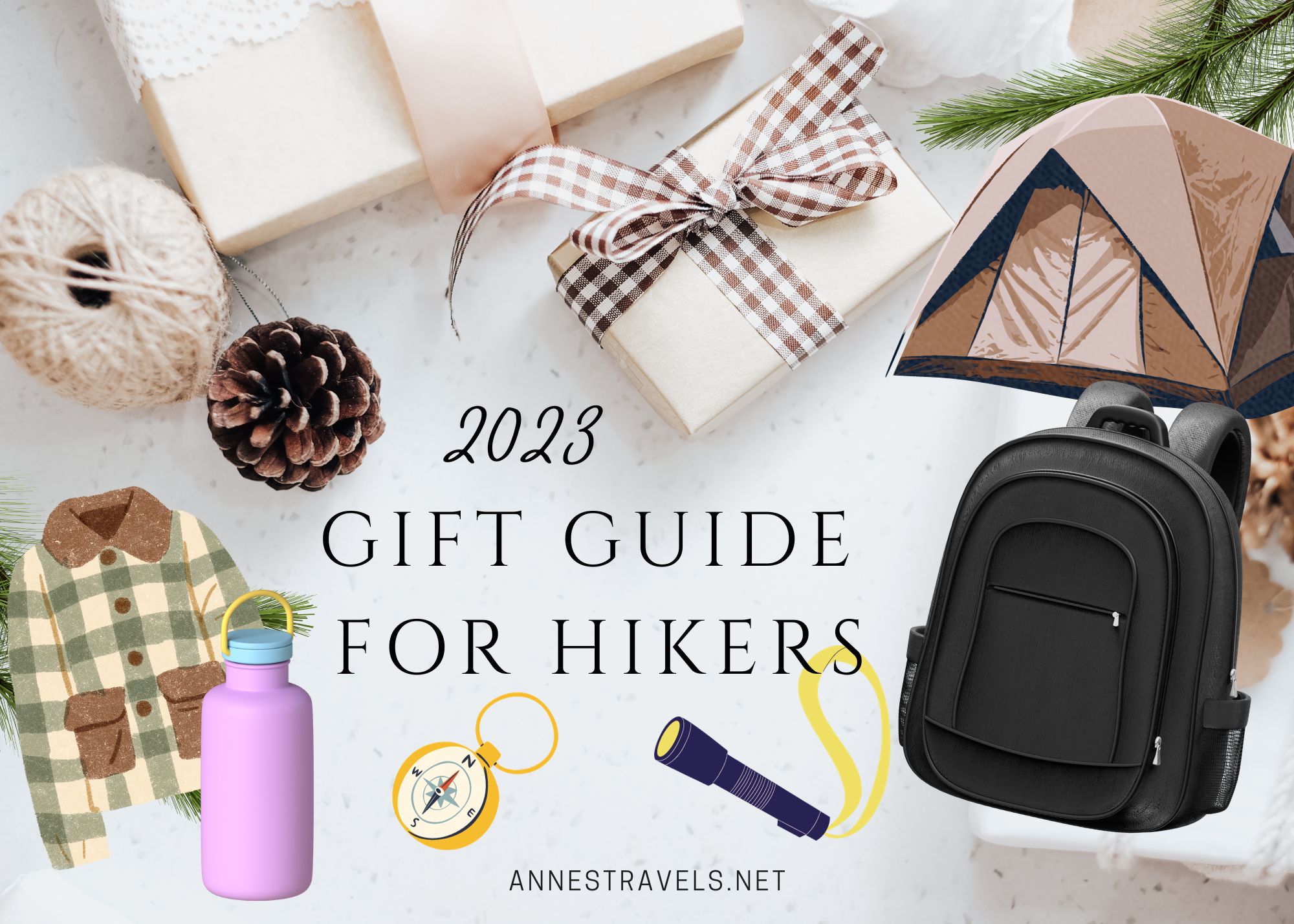 Gift guide for hikers - men, women, ladies, guys, etc. Christmas, birthday, father's day, mother's day, etc.