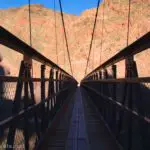 Black Bridge at the bottom of the South Kaibab Trail, Grand Canyon National Park, Arizona