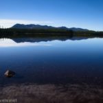 Reflections of Mt. Sheridan in Riddle Lake from near the east end of the lake, Yellowstone National Park, Wyoming