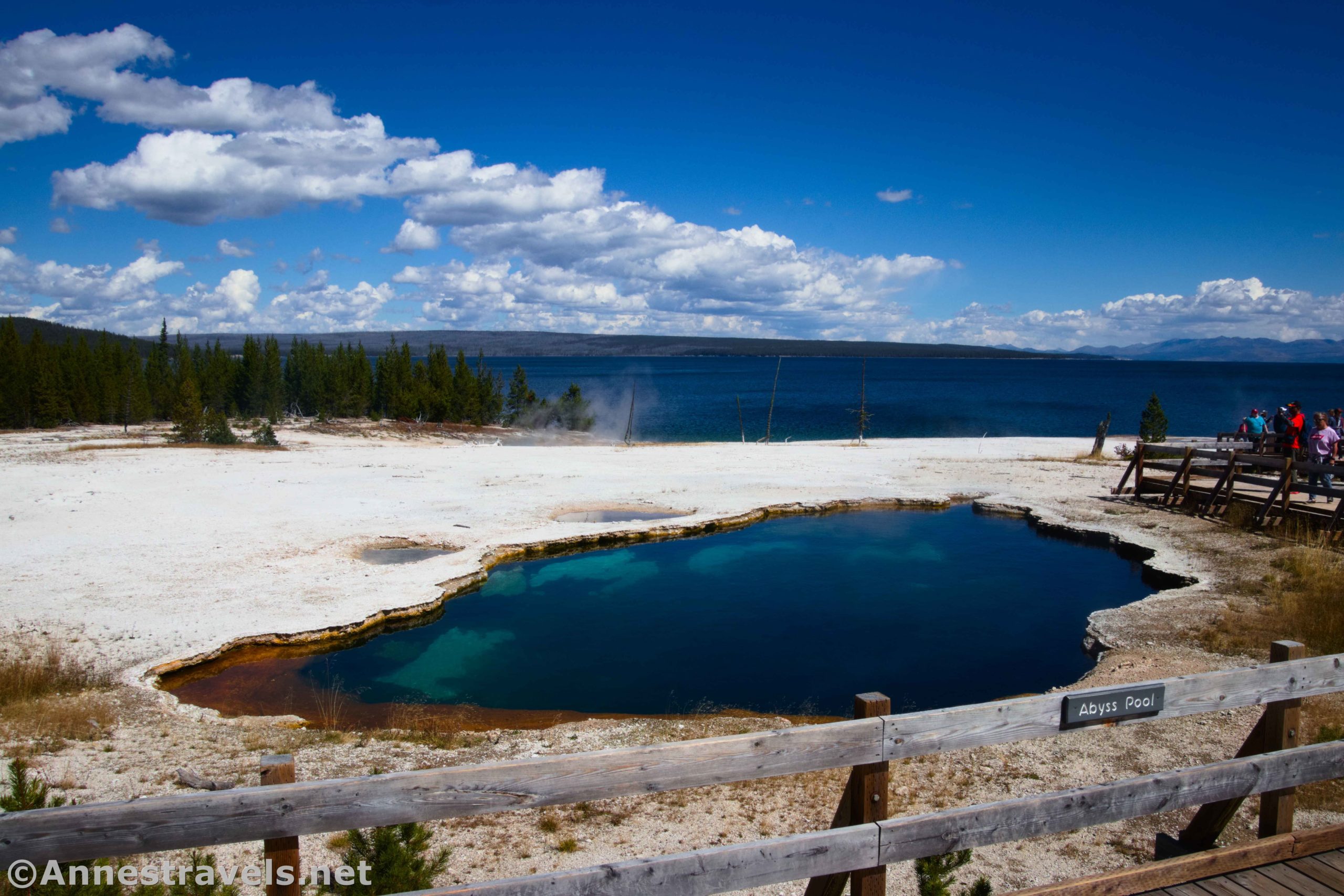 Abyss Pool in the West Thumb Geyser Basin, Yellowstone National Park, Wyoming