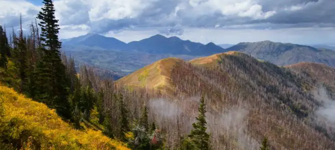 Spectacular Views from the Loafer Mountain Trail to Santaquin Peak