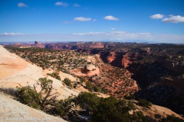 Climbing up Observation Rock