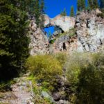 Views to Yellowstone's Natural Bridge, Yellowstone National Park, Wyoming