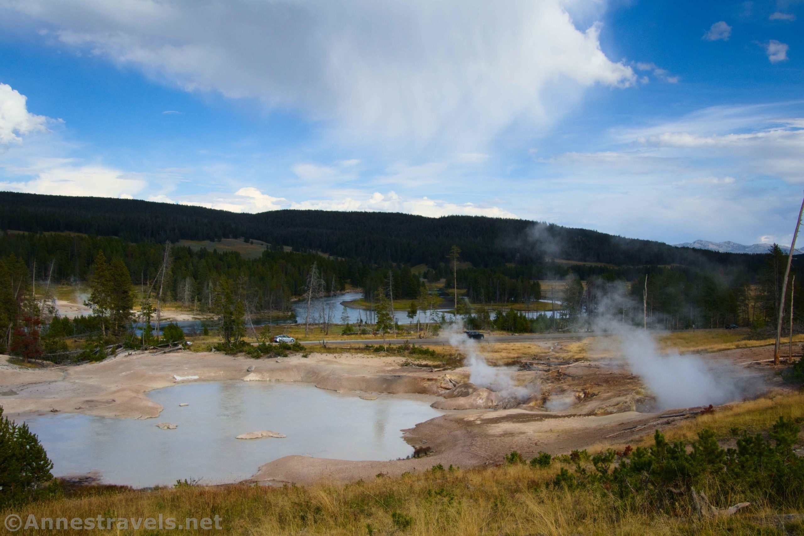 Views from the Mud Volcano Trail, Yellowstone National Park, Wyoming