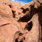 Potholes in Willow Springs Canyon, Arches National Park, Utah