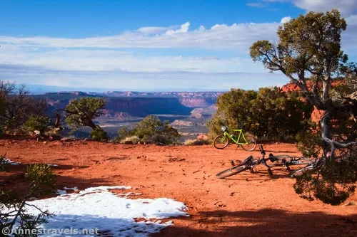 Views from The Neck campsite along the Big Ridge Road, Maze District of Canyonlands National Park, Utah