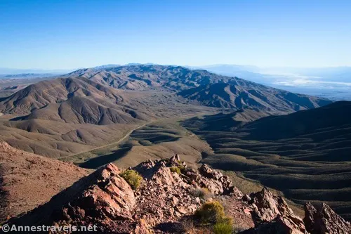 The Funeral Mountains from the top of Daylight Peak, Death Valley National Park, California