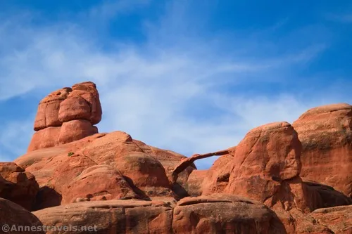 Ribbon Arch in Arches National Park, Utah