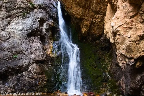 Grotto around Hidden Falls in Big Cottonwood Canyon, Unita-Wasatch-Cache National Forest, Utah
