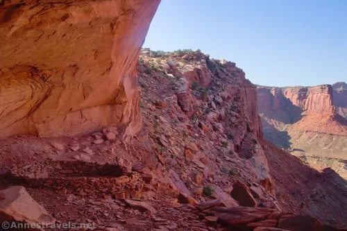 Views of False Kiva and Holeman Canyon, Island in the Sky District of Canyonlands National Park, Utah