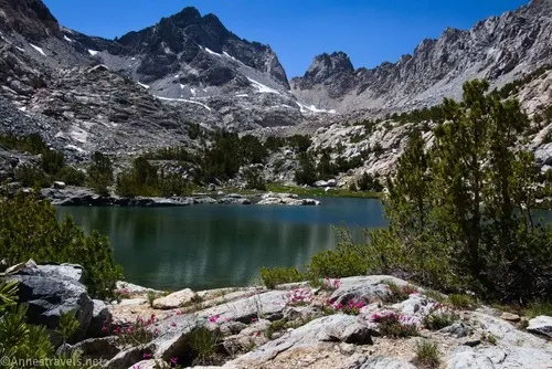 The lower of the two Golden Trout Lakes on the North Fork, Inyo National Forest, California
