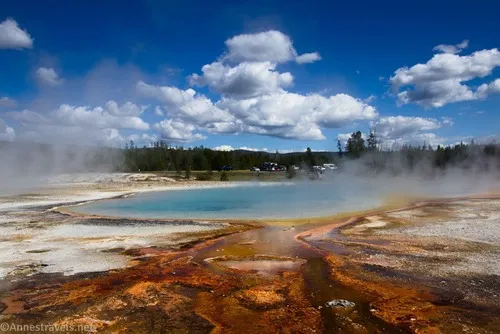 Rainbow Pool in Black Sand Basin, Yellowstone National Park, Wyoming