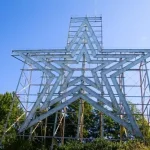 Looking up at the Roanoke Star, Roanoke, Virginia