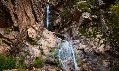 Mossy Ledge Falls in Big Cottonwood Canyon Mossy Ledge Falls in Big Cottonwood Canyon
