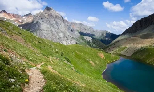 Lower, Middle, and Upper Blue Lakes – and Blue Lakes Pass! Lower, Middle, and Upper Blue Lakes – and Blue Lakes Pass!
