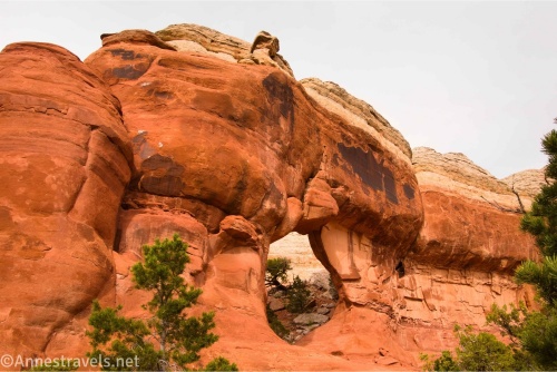 Crystal Arch off the trail in Devils Garden, Arches National Park, Utah