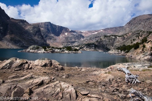 Glacier Lake near Red Lodge along the Beartooth Highway on the Wyoming/Montana border in Custer-Gallatin National Forest