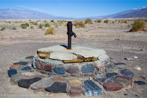 The Historic Stovepipe Well in Death Valley National Park, California